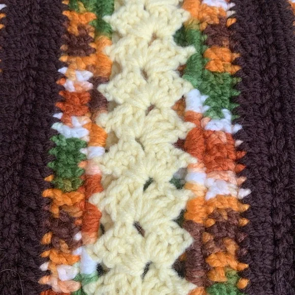 Handmade Crocheted Throw - Picture 3 of 3